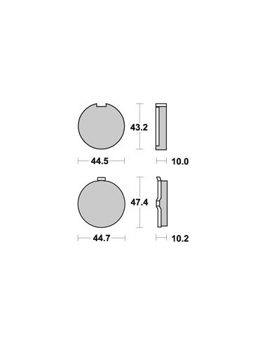Plaquettes de freins AP RACING