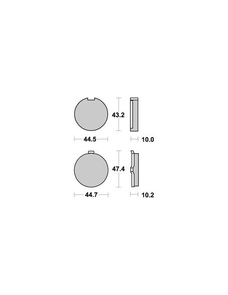 Plaquettes de freins AP RACING
