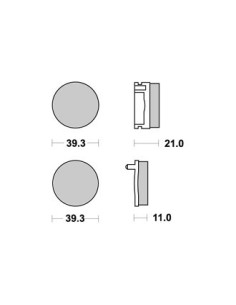 Plaquettes de freins AP RACING 2