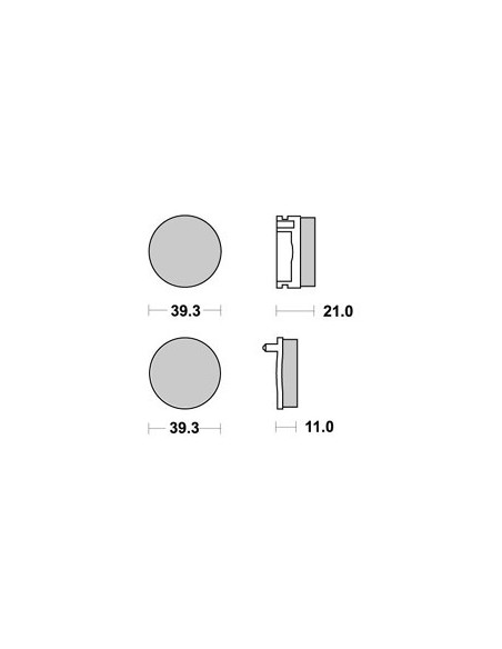 Plaquettes de freins AP RACING