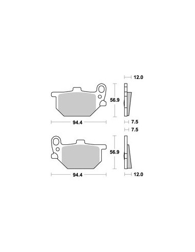 Plaquettes de freins AP RACING
