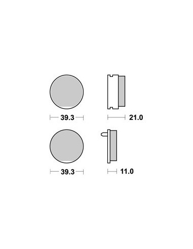 Plaquettes de freins AP RACING