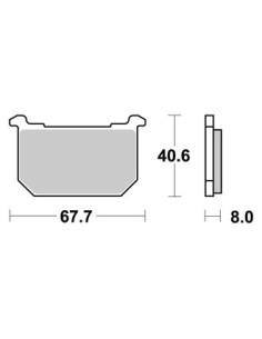 Plaquettes de freins AP RACING 2
