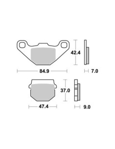 Plaquettes de freins AP RACING 2