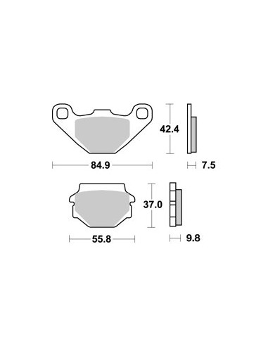 Plaquettes de freins AP RACING