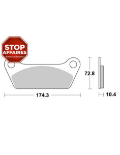 Plaquettes de freins AP RACING