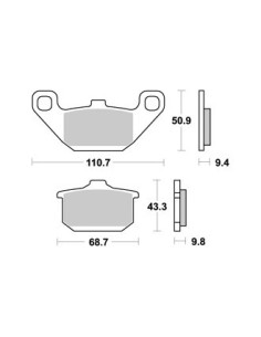 Plaquettes de freins AP RACING 2