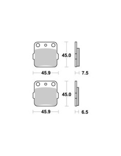Plaquettes de freins AP RACING 2