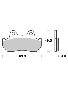 Plaquettes de freins AP RACING 2