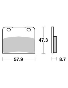 Plaquettes de freins AP RACING 2