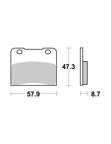 Plaquettes de freins AP RACING