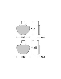 Plaquettes de freins AP RACING 2