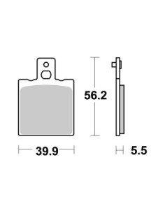 Plaquettes de freins AP RACING 2
