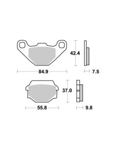 Plaquettes de freins AP RACING 2