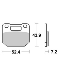 Plaquettes de freins AP RACING 2