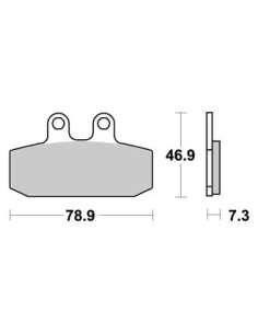 Plaquettes de freins AP RACING 2