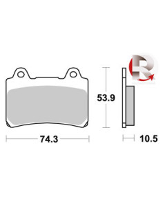 Plaquettes de freins AP RACING 2