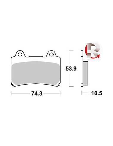 Plaquettes de freins AP RACING