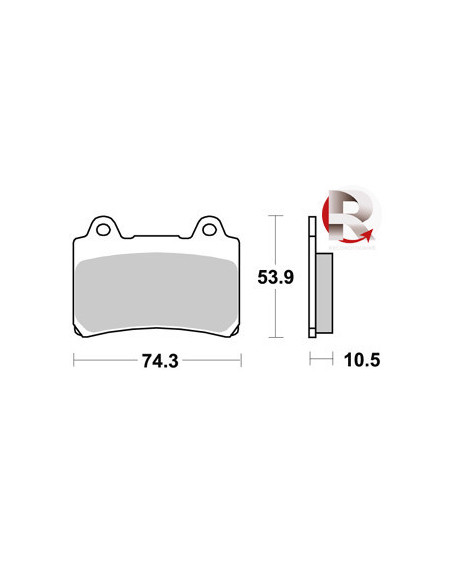 Plaquettes de freins AP RACING