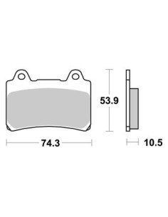 Plaquettes de freins AP RACING 2