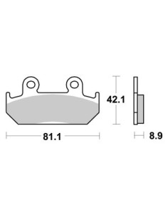 Plaquettes de freins AP RACING 2