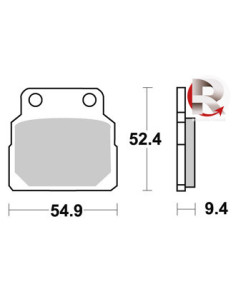 Plaquettes de freins AP RACING 2