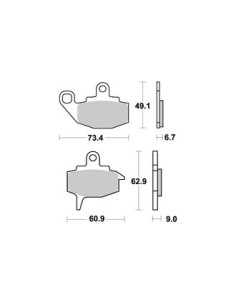 Plaquettes de freins AP RACING 2