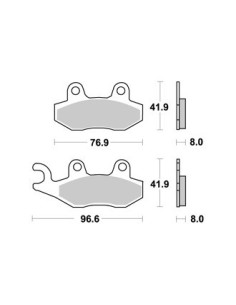 Plaquettes de freins AP RACING 2