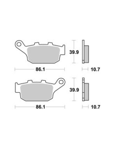 Plaquettes de freins AP RACING 2