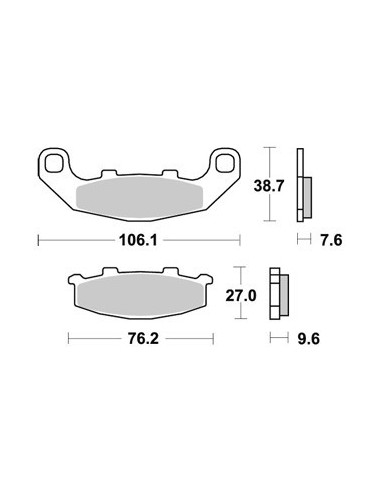 Plaquettes de freins AP RACING