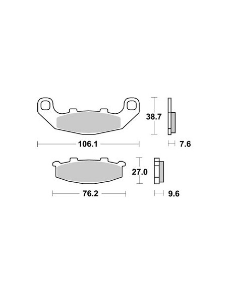 Plaquettes de freins AP RACING