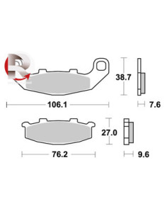 Plaquettes de freins AP RACING 2