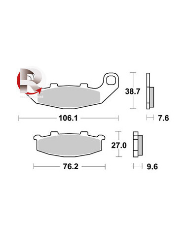 Plaquettes de freins AP RACING