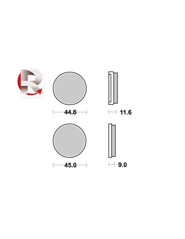 Plaquettes de freins AP RACING