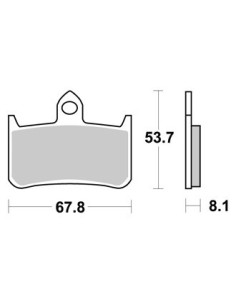 Plaquettes de freins AP RACING (Nouvelle Génération) 2