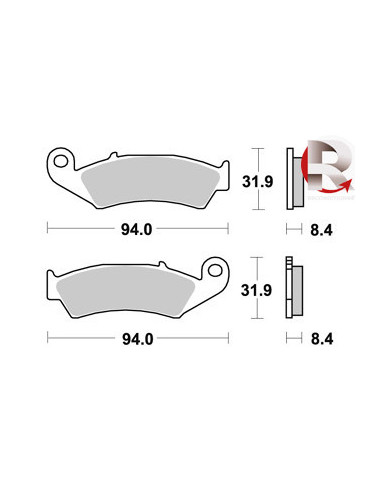 Plaquettes de freins AP RACING