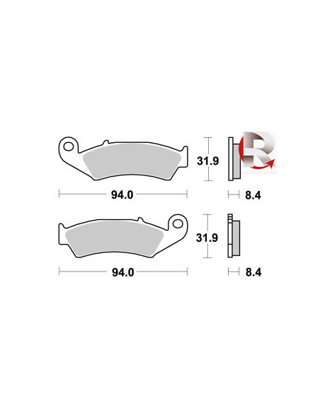 Plaquettes de freins AP RACING