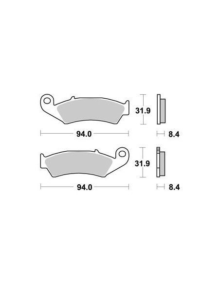 Plaquettes de freins AP RACING
