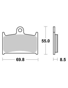 Plaquettes de freins AP RACING (Nouvelle Génération) 2