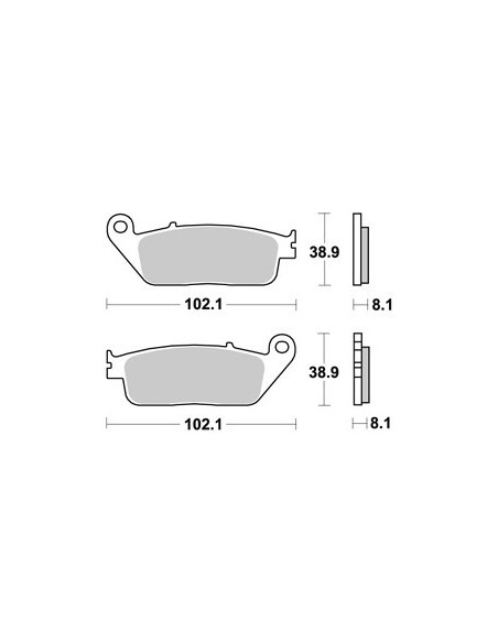 Plaquettes de freins AP RACING (Nouvelle Génération)