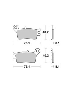 Plaquettes de freins AP RACING 2