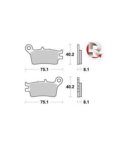 Plaquettes de freins AP RACING