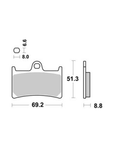 Plaquettes de freins AP RACING 2