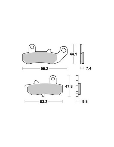 Plaquettes de freins AP RACING