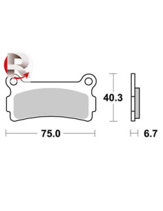 Plaquettes de freins AP RACING 2