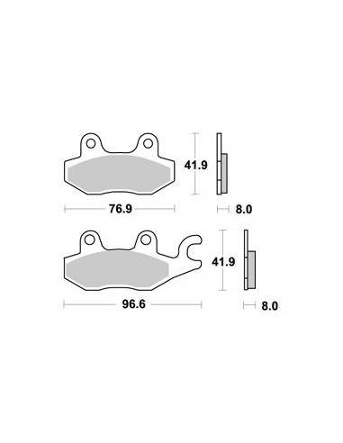 Plaquettes de freins AP RACING (Nouvelle Génération)