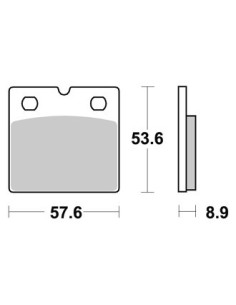 Plaquettes de freins AP RACING 2