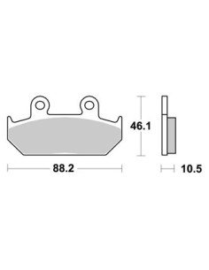 Plaquettes de freins AP RACING 2