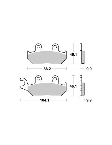 Plaquettes de freins AP RACING