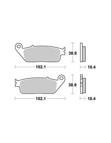 Plaquettes de freins AP RACING